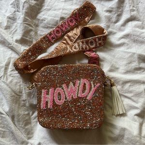 Howdy Beaded Crossbody Bag
